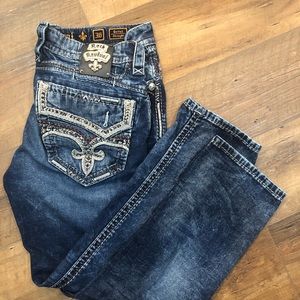 Men’s rock revival jeans